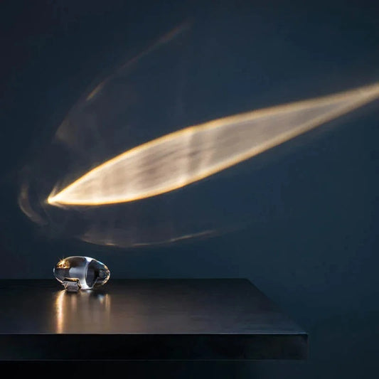 GlowSculpt - LED Crystal Eye Table Lamp for Bedroom & Living Room Decor