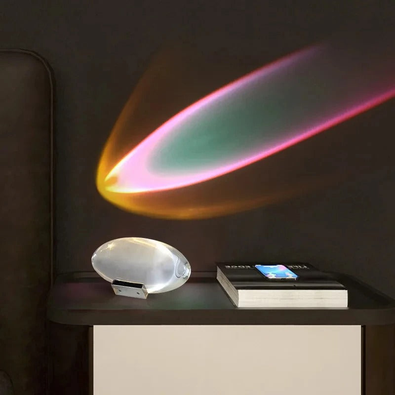GlowSculpt - LED Crystal Eye Table Lamp for Bedroom & Living Room Decor