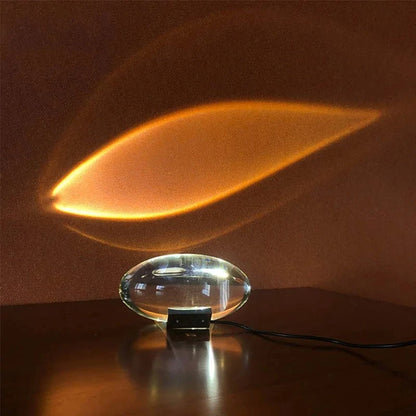 GlowSculpt - LED Crystal Eye Table Lamp for Bedroom & Living Room Decor