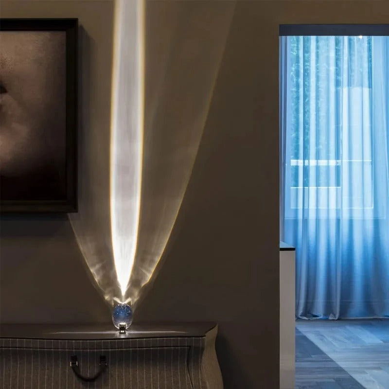 GlowSculpt - LED Crystal Eye Table Lamp for Bedroom & Living Room Decor