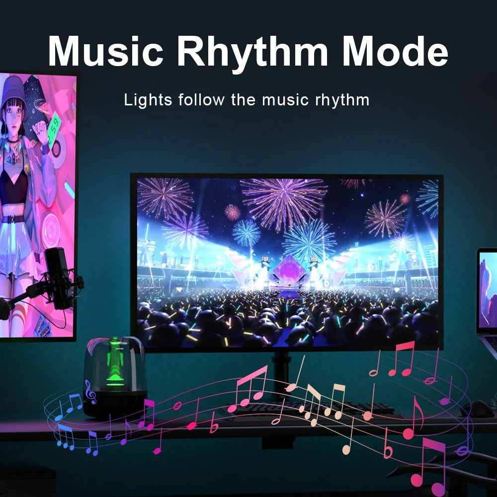GlowSync Smart RGB Monitor Backlight Strip - Immersive Gaming & TV Experience