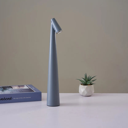 Modern LED Touch Sensor Table Lamp - Portable & Rechargeable Desk Light for Reading