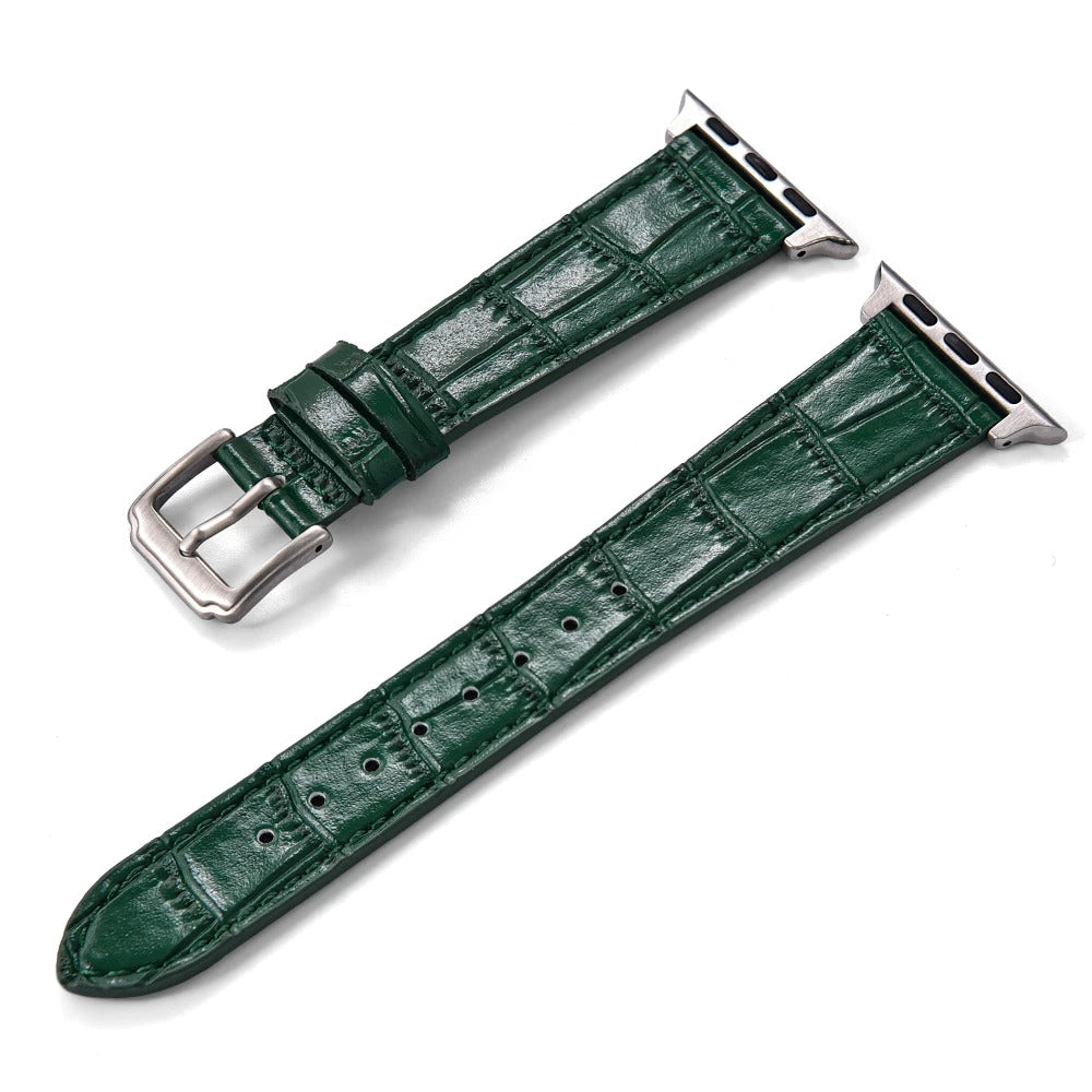 LuxuryCrafted - Bamboo Pattern Leather Strap for Apple Watch