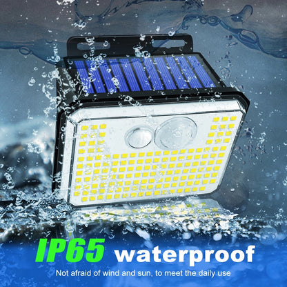HomeLux - Bright 148 LED Solar Security Lights Outdoor Waterproof