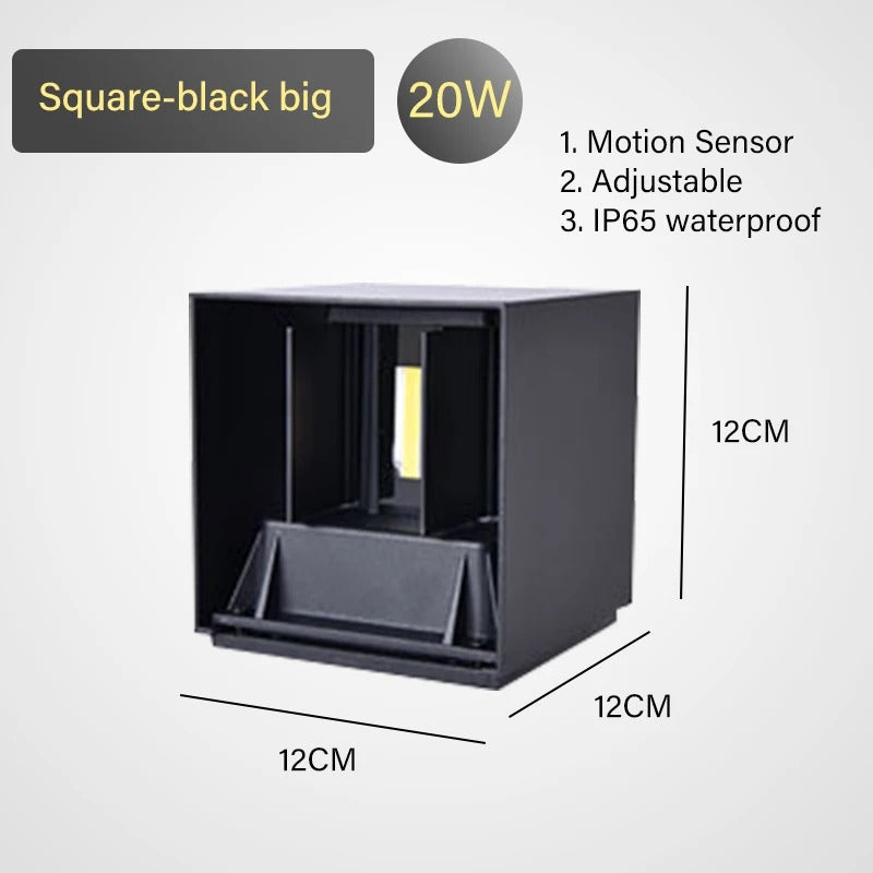 SleekGlow - IP65 Waterproof LED Wall Light for Entrance & Corridor