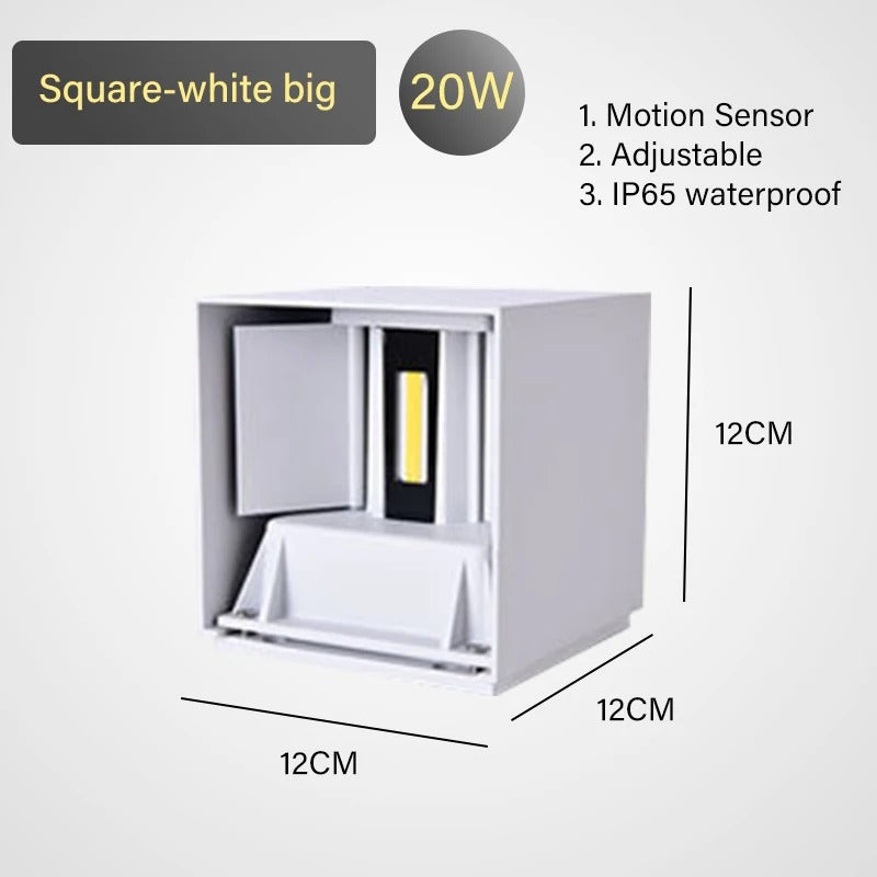 SleekGlow - IP65 Waterproof LED Wall Light for Entrance & Corridor