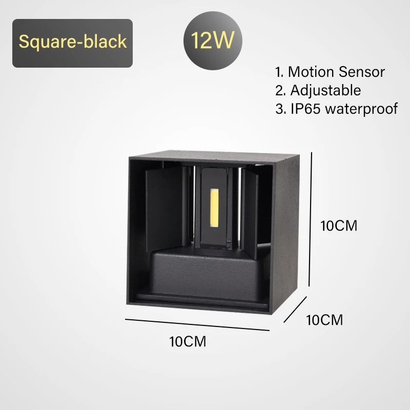 SleekGlow - IP65 Waterproof LED Wall Light for Entrance & Corridor