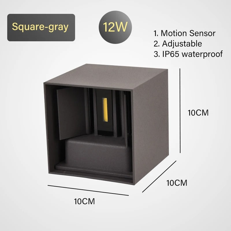 SleekGlow - IP65 Waterproof LED Wall Light for Entrance & Corridor