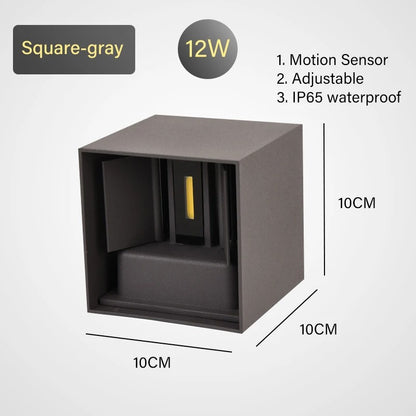 SleekGlow - IP65 Waterproof LED Wall Light for Entrance & Corridor