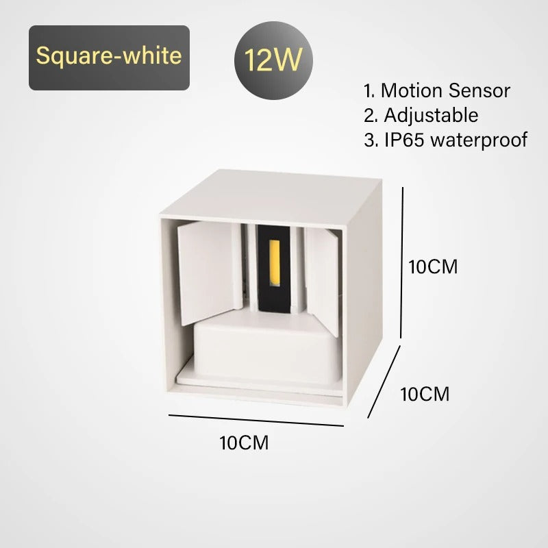 SleekGlow - IP65 Waterproof LED Wall Light for Entrance & Corridor