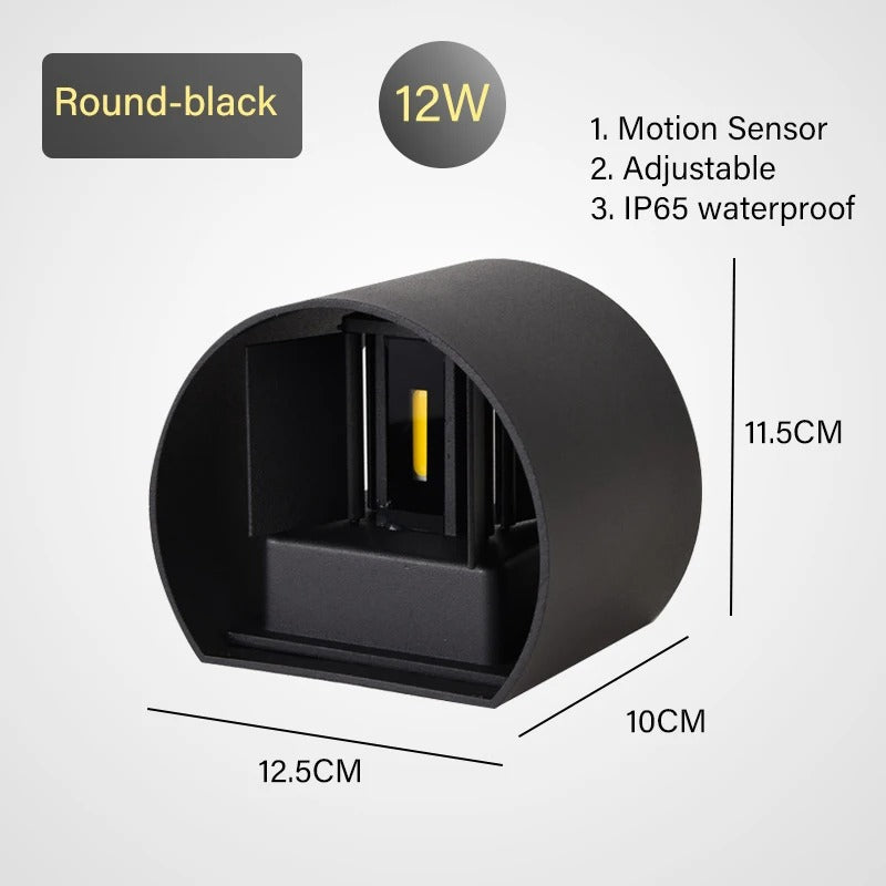 SleekGlow - IP65 Waterproof LED Wall Light for Entrance & Corridor