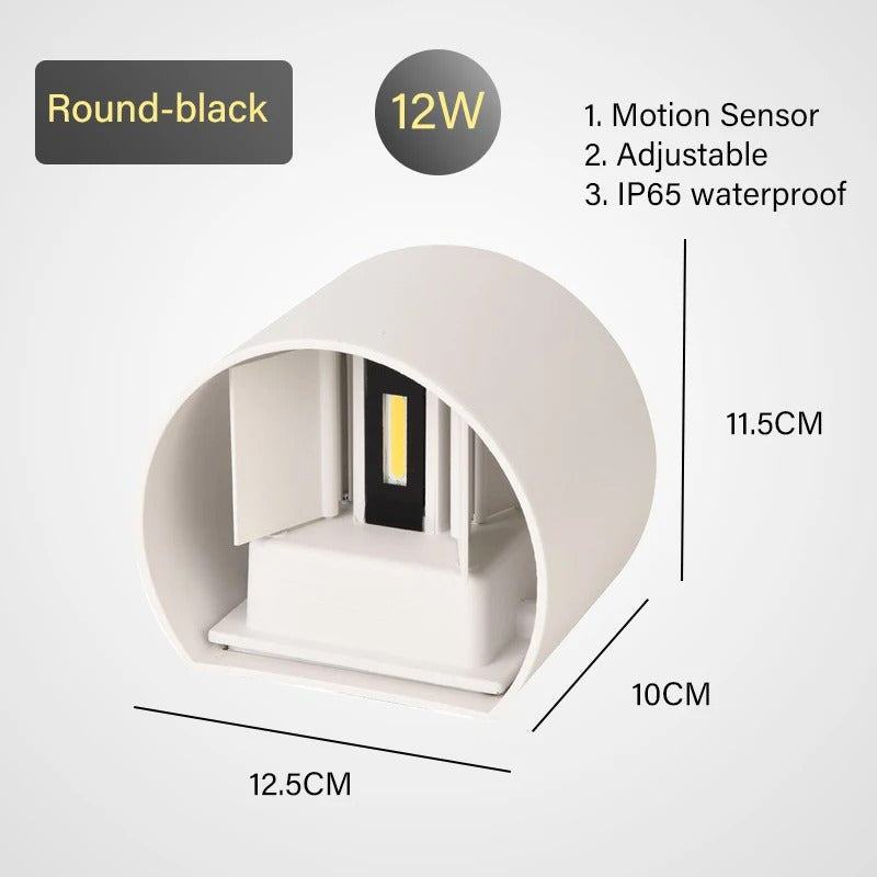 SleekGlow - IP65 Waterproof LED Wall Light for Entrance & Corridor
