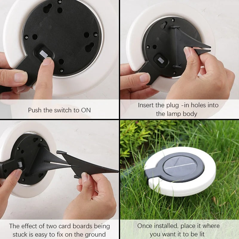 IlluminateMax - Flexible Solar Ground Lights Outdoor Lighting Solution