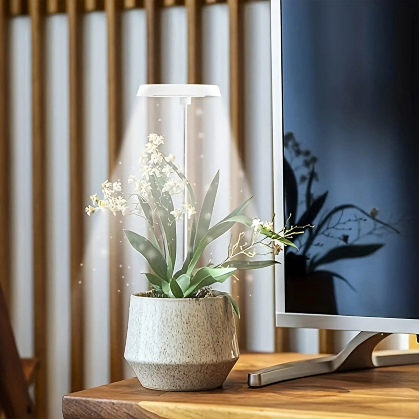 Indoor LED Plant Grow Lights with Stable Base - Adjustable Height & Full Spectrum Plant Lamp