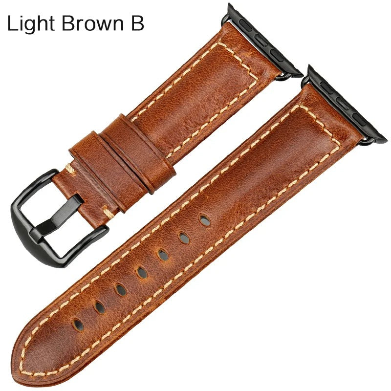 Everlast Lux - Vintage Leather Bracelet Strap for Apple Watch