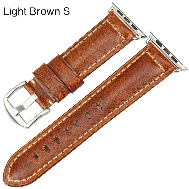 Everlast Lux - Vintage Leather Bracelet Strap for Apple Watch