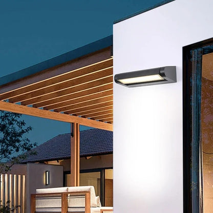 LumiBright - LED Outdoor Wall Sconce Waterproof Porch & Patio Light Fixture