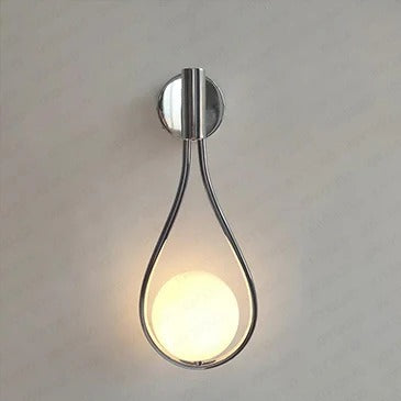 LumiDecor - Minimalist Glass Ball Wall Light for Bedside Decor