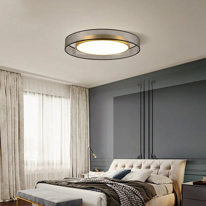 LumiGlow - Modern Round LED Ceiling Light with Dimmable Brightness