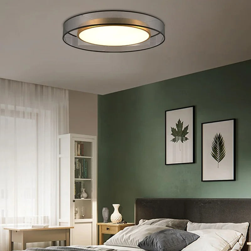 LumiGlow - Modern Round LED Ceiling Light with Dimmable Brightness