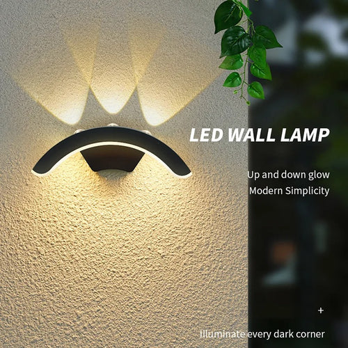 LumiLife Outdoor Wall Sconce - Waterproof Porch & Garden Lighting