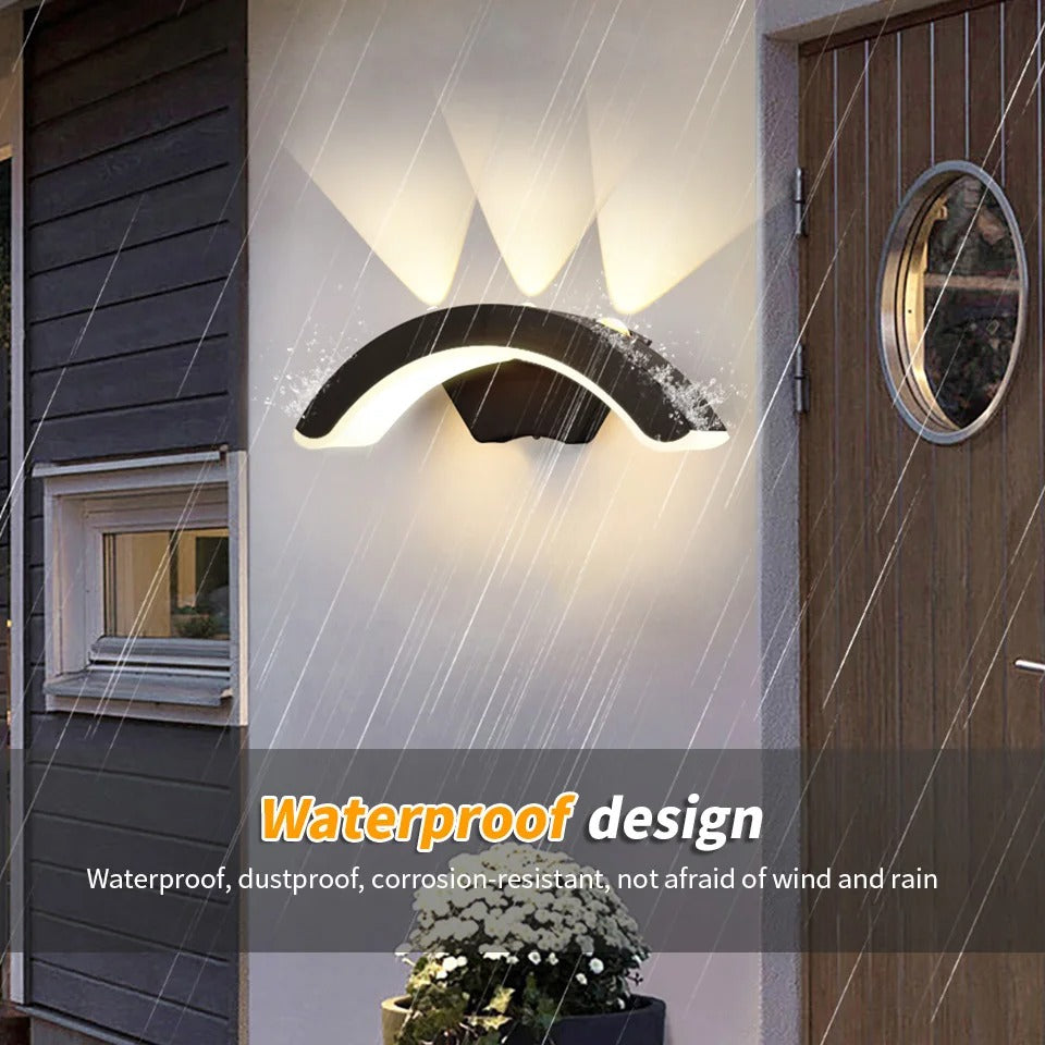 LumiLife Outdoor Wall Sconce - Waterproof Porch & Garden Lighting