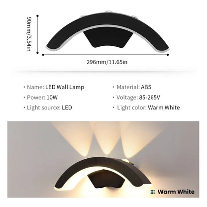 LumiLife Outdoor Wall Sconce - Waterproof Porch & Garden Lighting