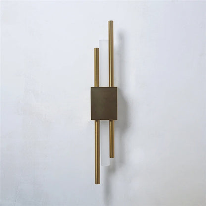 LumiSource - Modern LED Wall Sconce in Black & Gold for Living Room & Bedroom