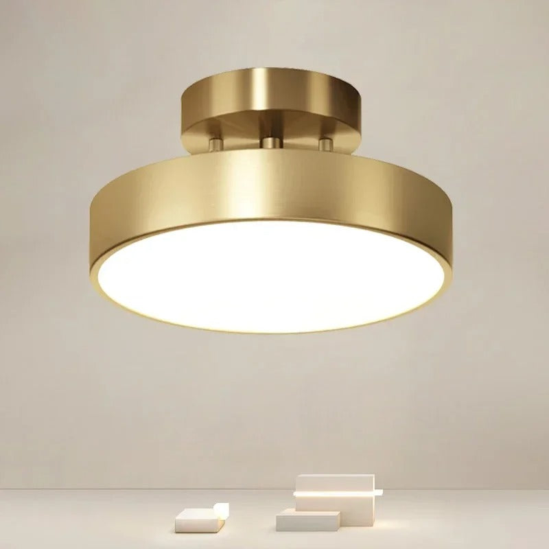 LumiSpace - Modern Rotatable LED Ceiling Light - Round Fixture for Home
