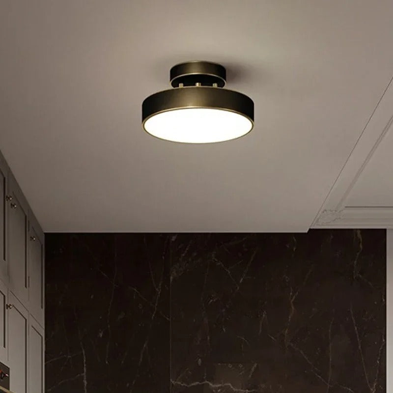 LumiSpace - Modern Rotatable LED Ceiling Light - Round Fixture for Home