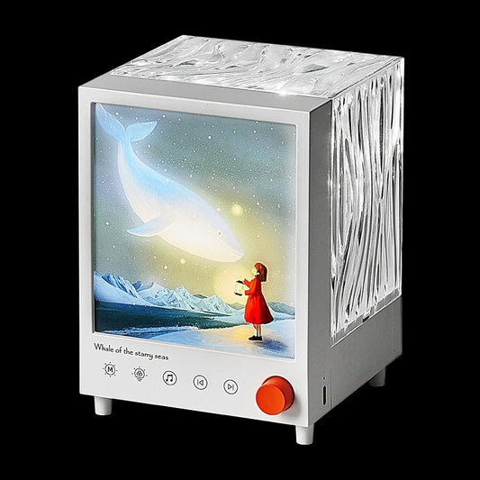 LuminaNova - Bluetooth Aurora Projector Night Light with Dimming & White Noise