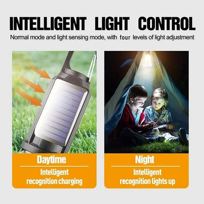Luminar Solar LED Camping Light - USB Charging Outdoor Bulb