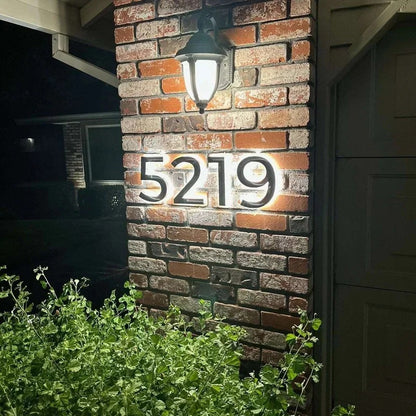 Luminary Home - Waterproof 3D LED House Number Sign