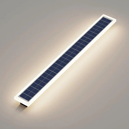 Luminova - Modern Outdoor Long Solar LED Wall Lights, Waterproof & Energy Efficient