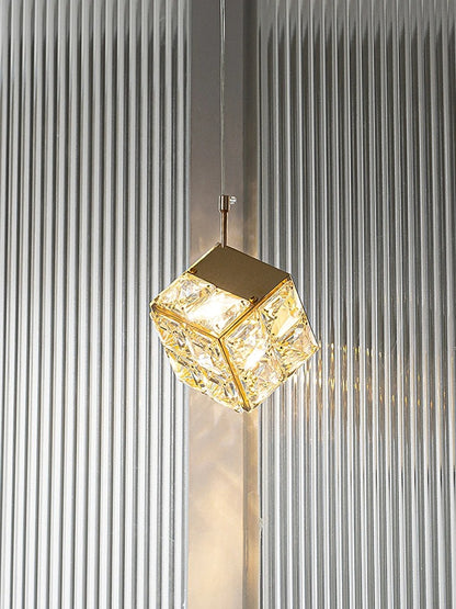 LuxeBloom Modern Dandelion Crystal Headboard Chandelier