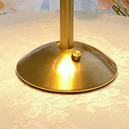 Luxurious Crystal Table Light, Rechargeable, Touch Dimmable 3 Color LED Lamp for Home Decoration
