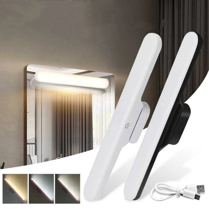 MagnifiGlow Magnetic LED Makeup Mirror Light with Eye Protection