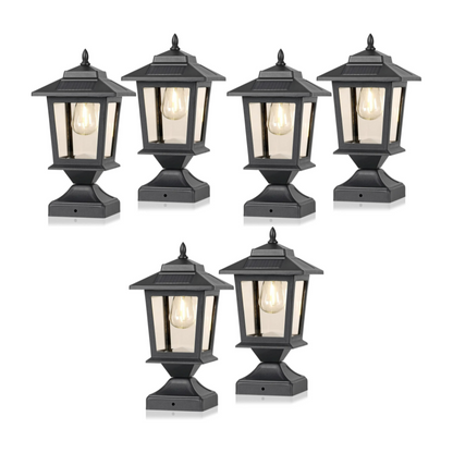 BrightGuard - Solar Lights for 4x4 Posts – Waterproof Outdoor Lamps