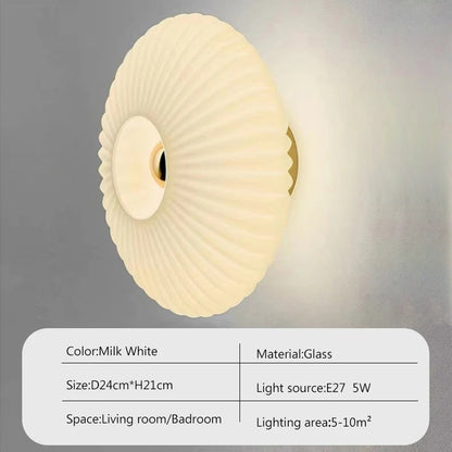 Lumiere - Elegant Glass Wall Sconce for Modern Interiors