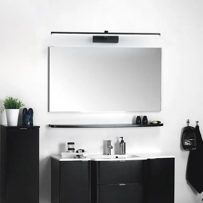 Modern LED Mirror Light Wall Lamp for Bathroom - Waterproof Indoor Flat Lighting for Makeup