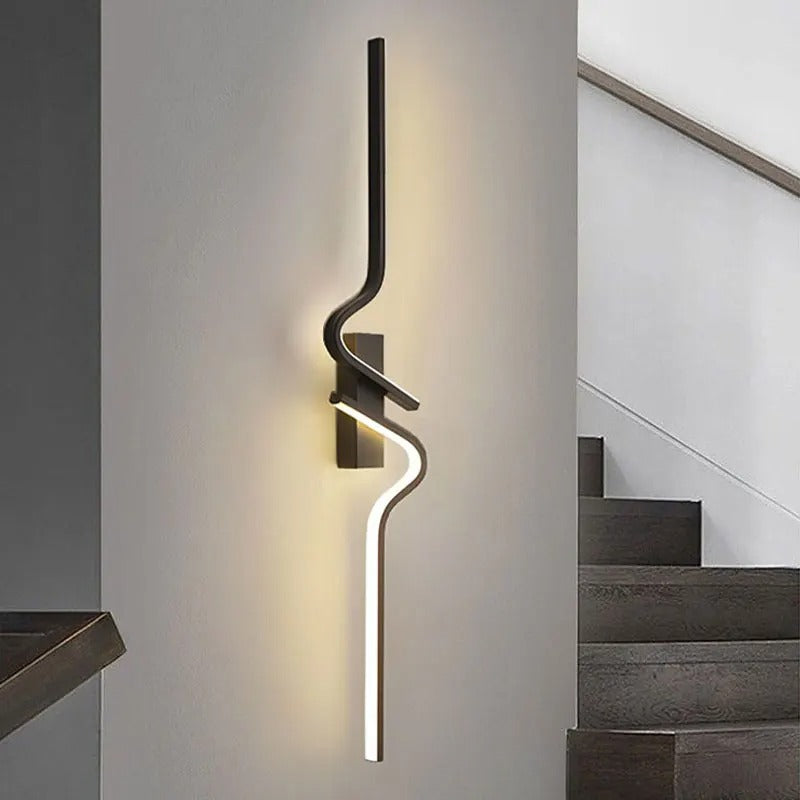 Modern LED Wall Lamp - Long Strip Up & Down Light for Bedroom, Hallway Wall Sconce Decor