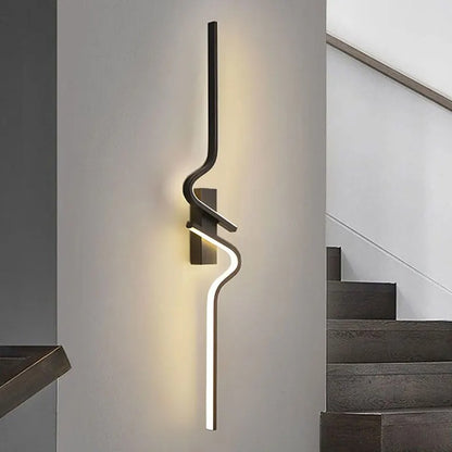 Modern LED Wall Lamp - Long Strip Up & Down Light for Bedroom, Hallway Wall Sconce Decor