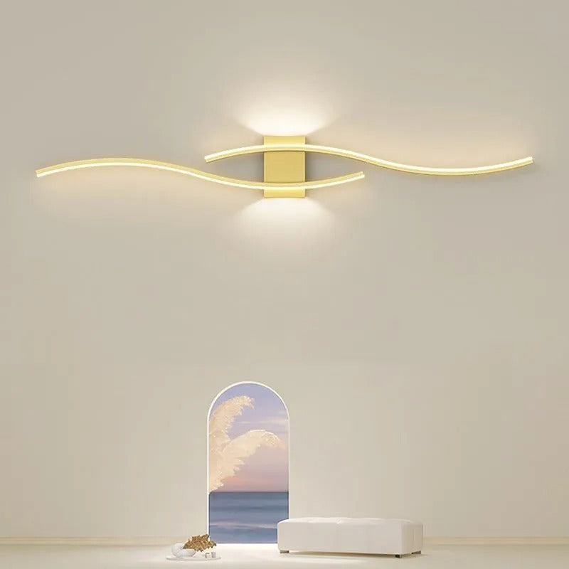 Modern LED Wall Lamp - Long Strip Wall Light for Living Room & Bedroom, TV Background Decorative Lighting