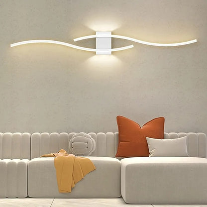 Modern LED Wall Lamp - Long Strip Wall Light for Living Room & Bedroom, TV Background Decorative Lighting