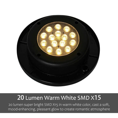 Modern Outdoor Solar Floor Lamp - Waterproof LED Design