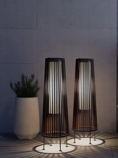 Modern Outdoor Solar Floor Lamp - Waterproof LED Design