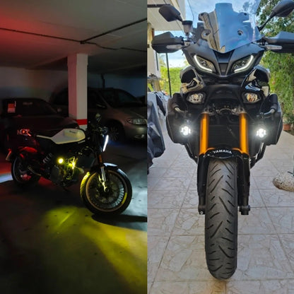 MotoLumen - 100W LED Motorcycle Headlights with Fog & Driving Lights
