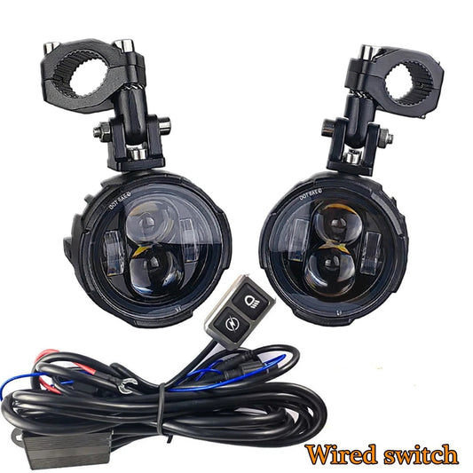 MotoLumen - 100W LED Motorcycle Headlights with Fog & Driving Lights