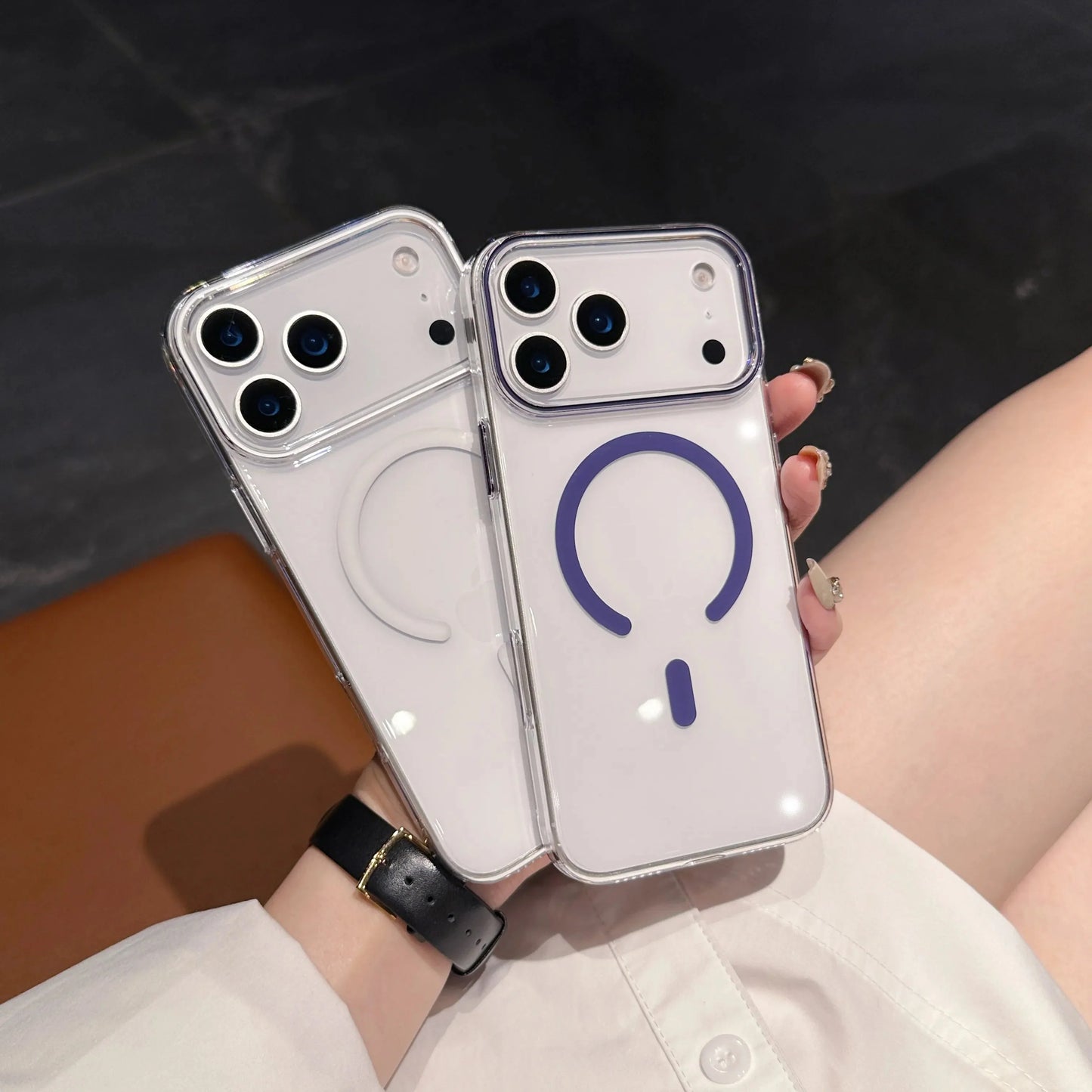 AuraClear MagSafing iPhone Case - Crystal Clear Anti-Yellowing Cover