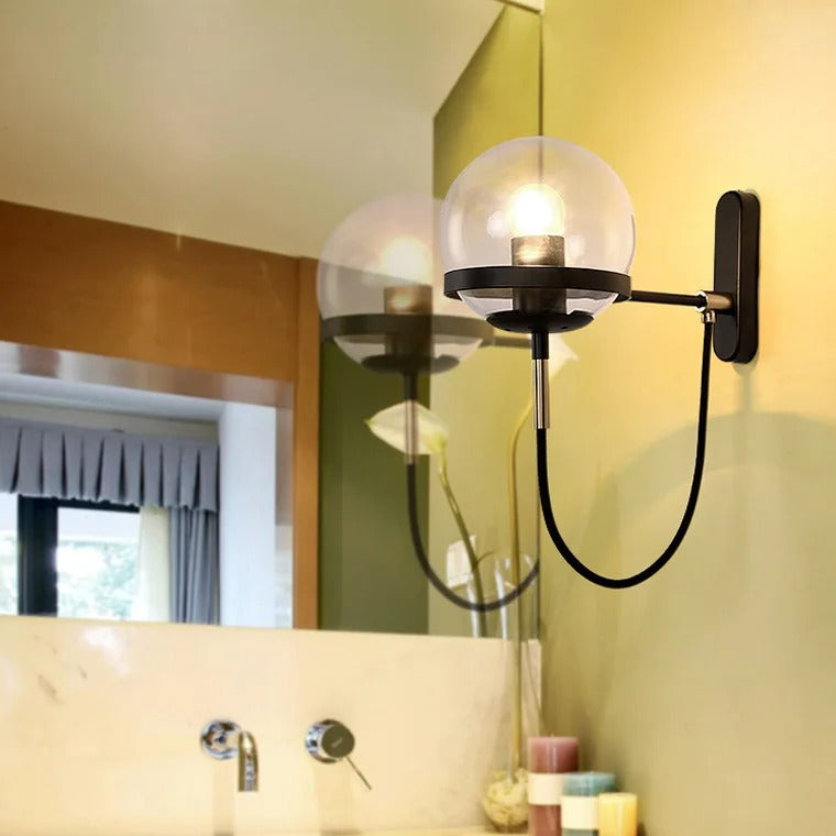 NordicGlow - Glass Wall Light for Living Room & Bedroom